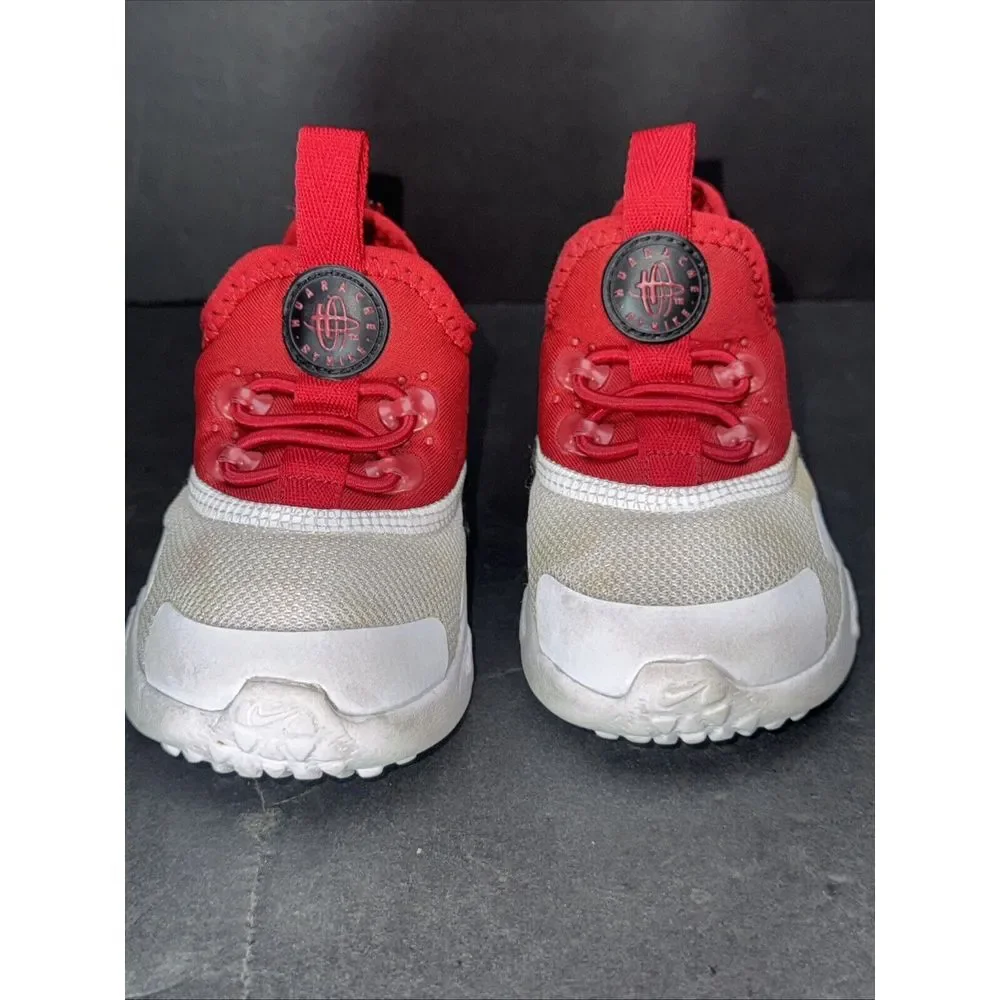 Nike Huarache Soft Motion Baby Toddler White Red Shoes Size US 5C‎
